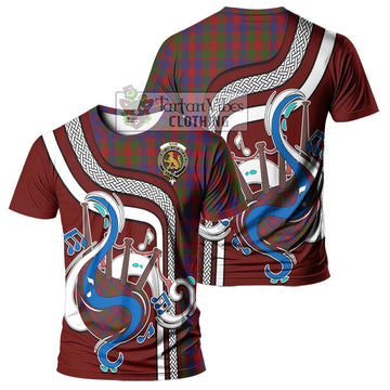 Gow Tartan T-Shirt with Epic Bagpipe Style