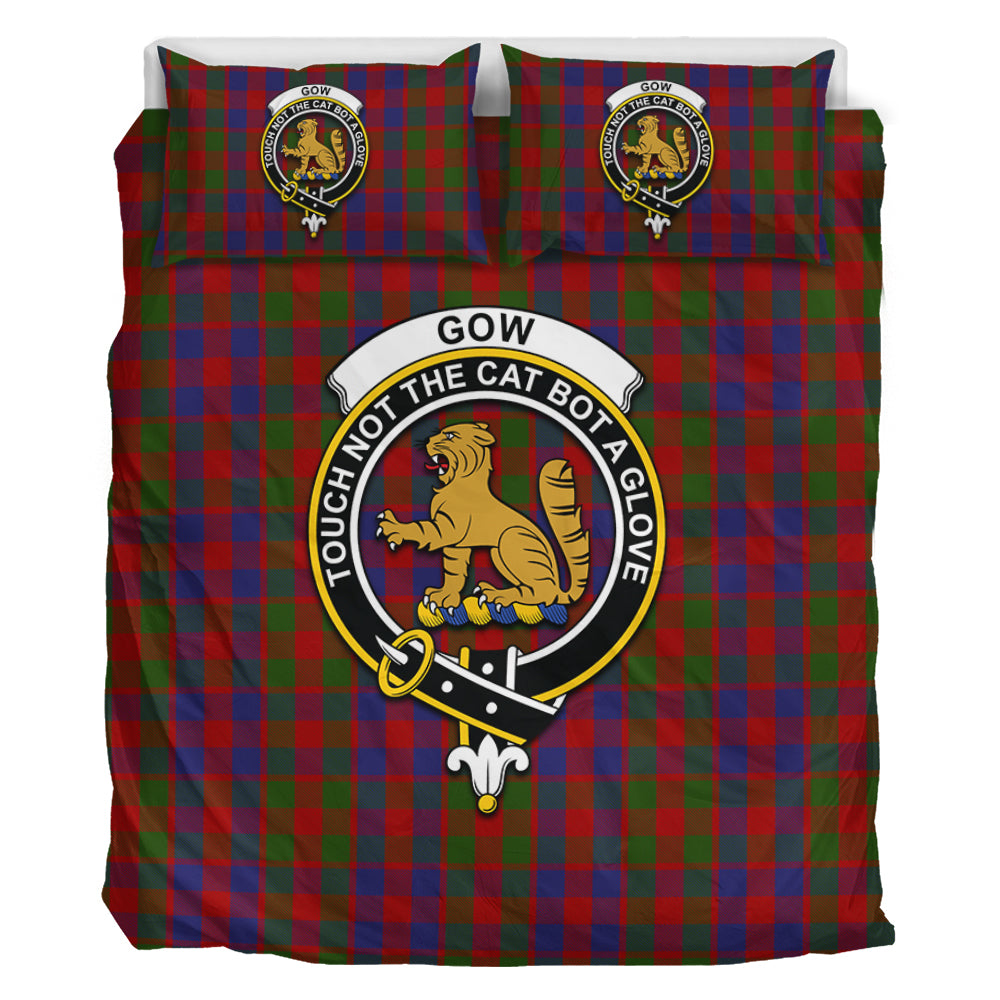 gow-tartan-bedding-set-with-family-crest