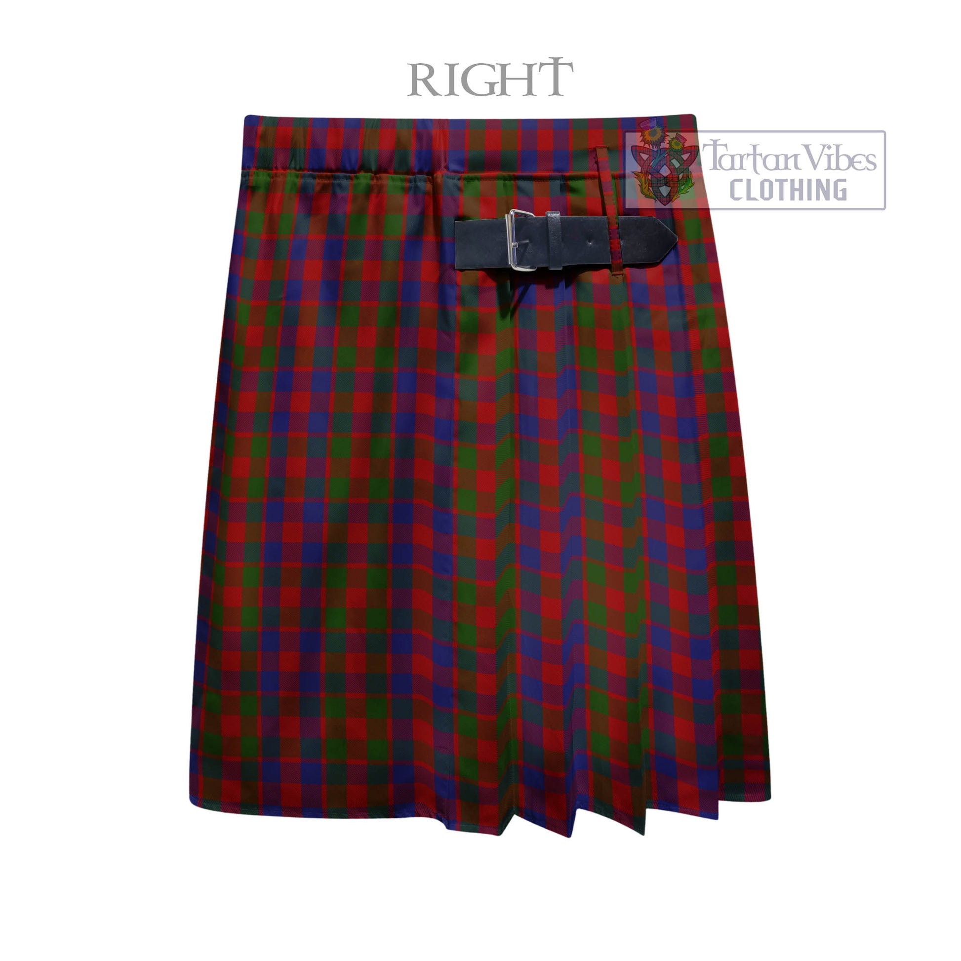 Tartan Vibes Clothing Gow Tartan Men's Pleated Skirt - Fashion Casual Retro Scottish Style