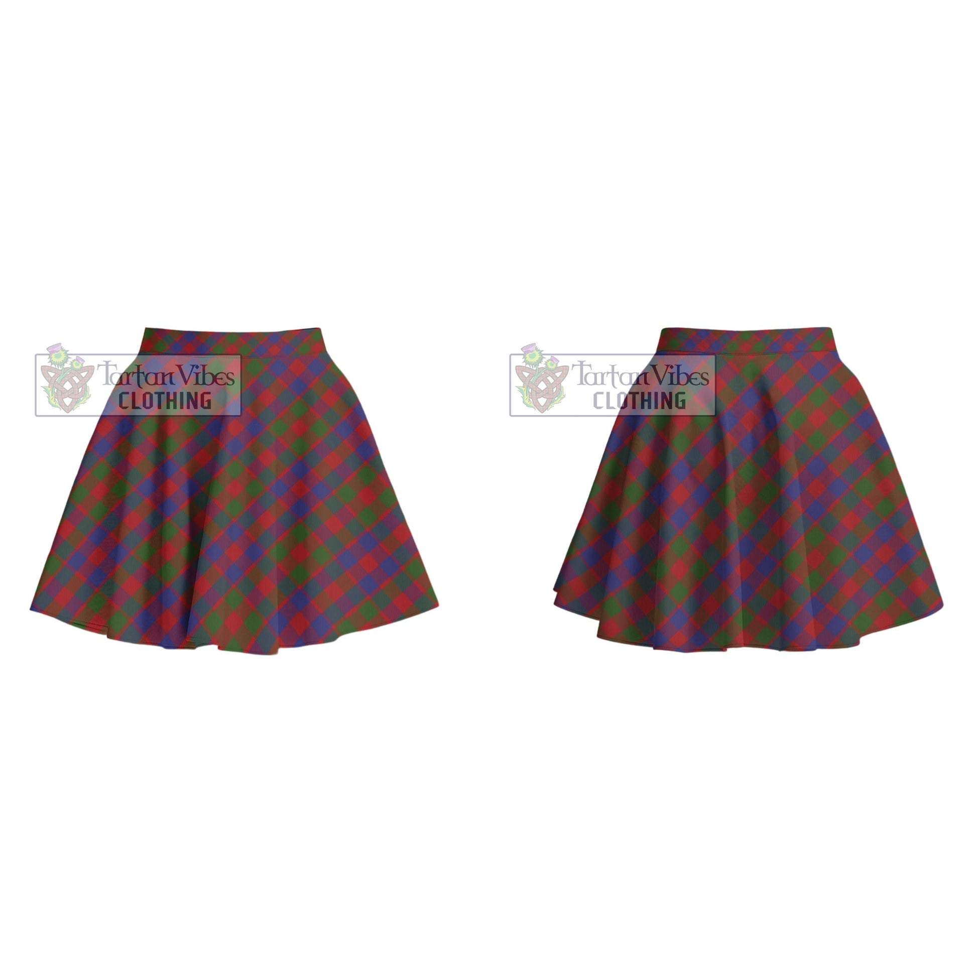 Tartan Vibes Clothing Gow Tartan Women's Plated Mini Skirt