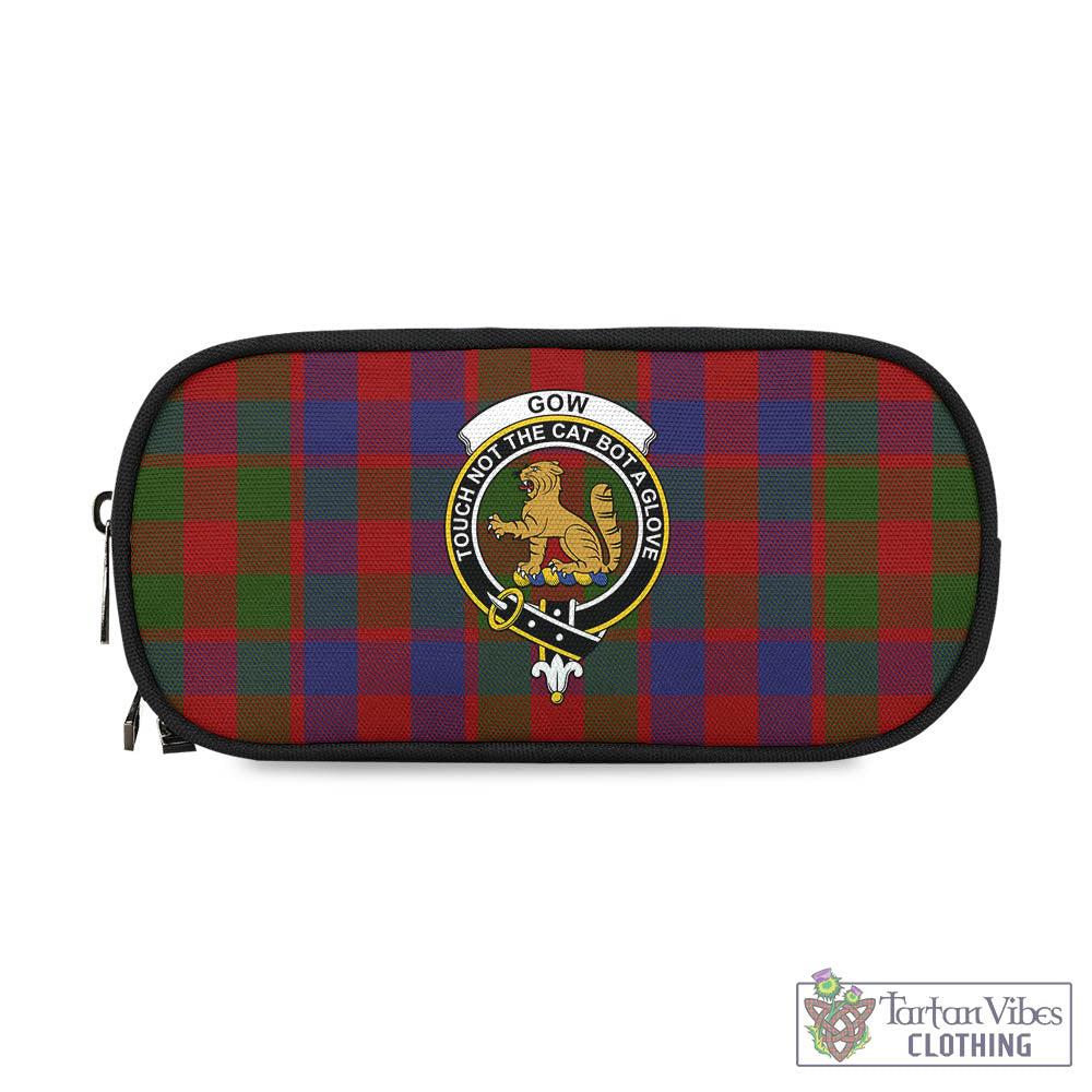 Tartan Vibes Clothing Gow Tartan Pen and Pencil Case with Family Crest