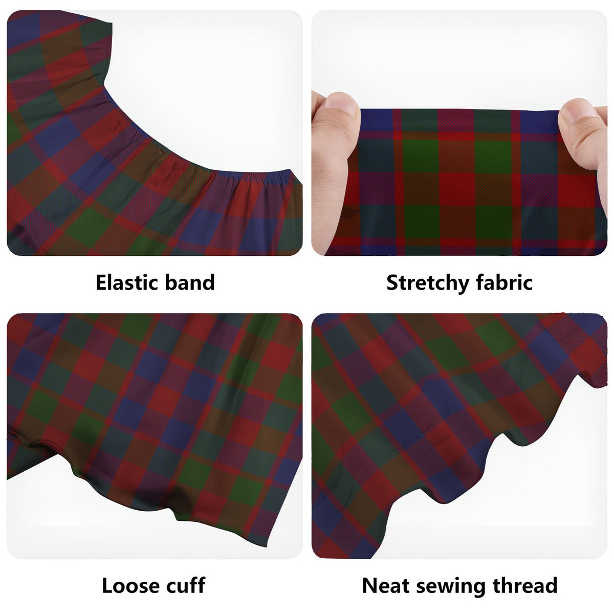 Gow Tartan Off Shoulder Long Dress - Tartan Vibes Clothing