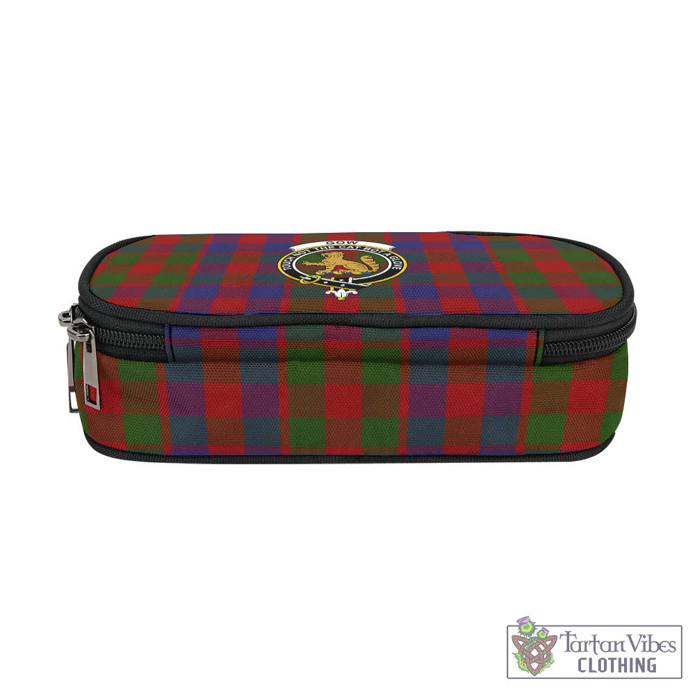 Tartan Vibes Clothing Gow Tartan Pen and Pencil Case with Family Crest