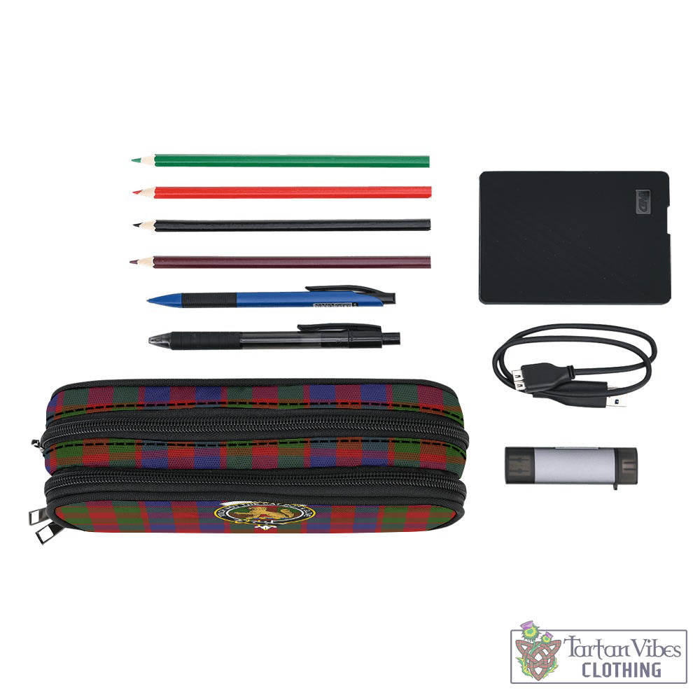 Tartan Vibes Clothing Gow Tartan Pen and Pencil Case with Family Crest