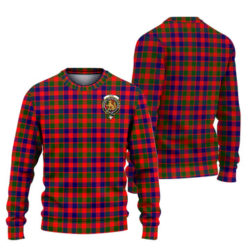 Gow Modern Tartan Ugly Sweater with Family Crest