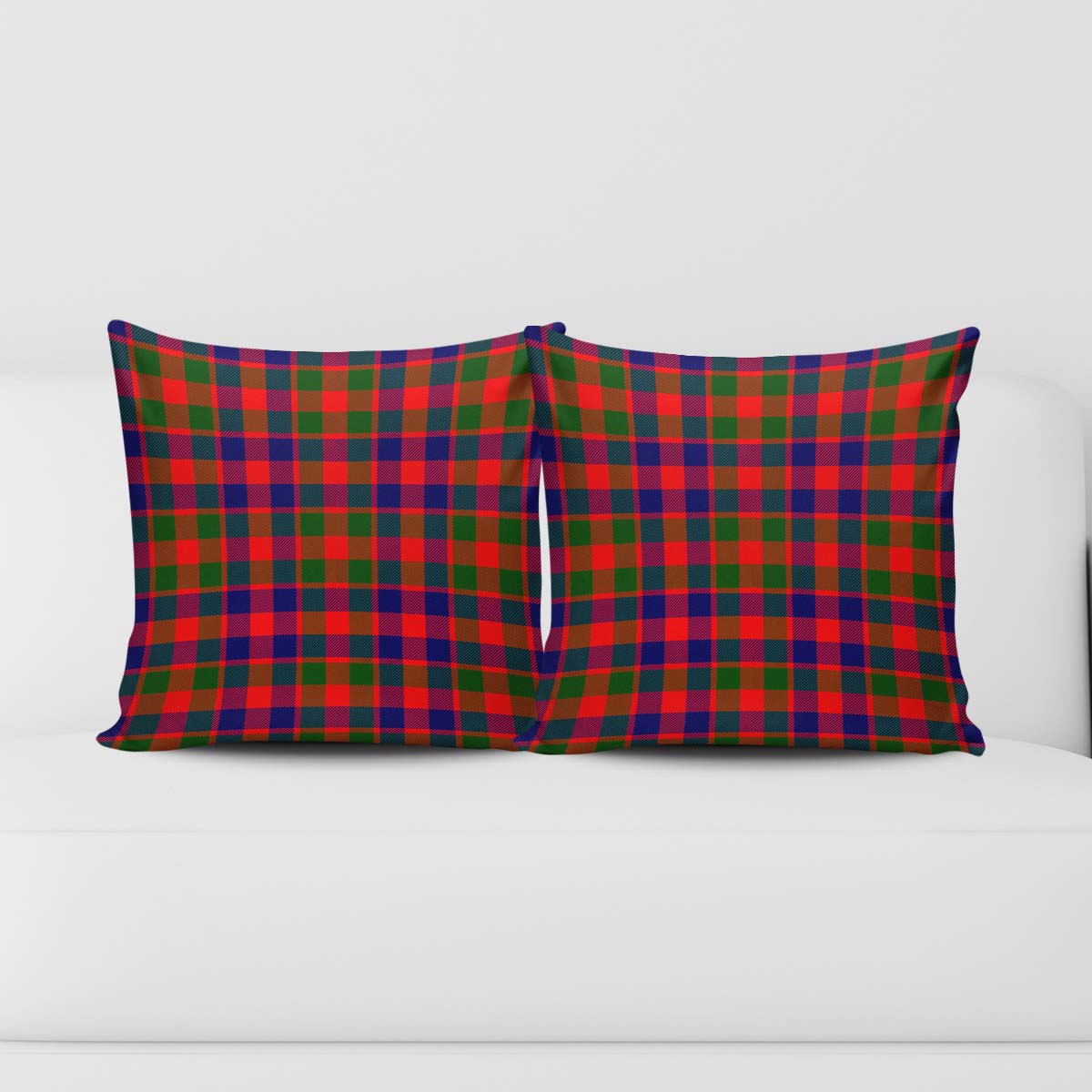 Gow Modern Tartan Pillow Cover Square Pillow Cover - Tartanvibesclothing