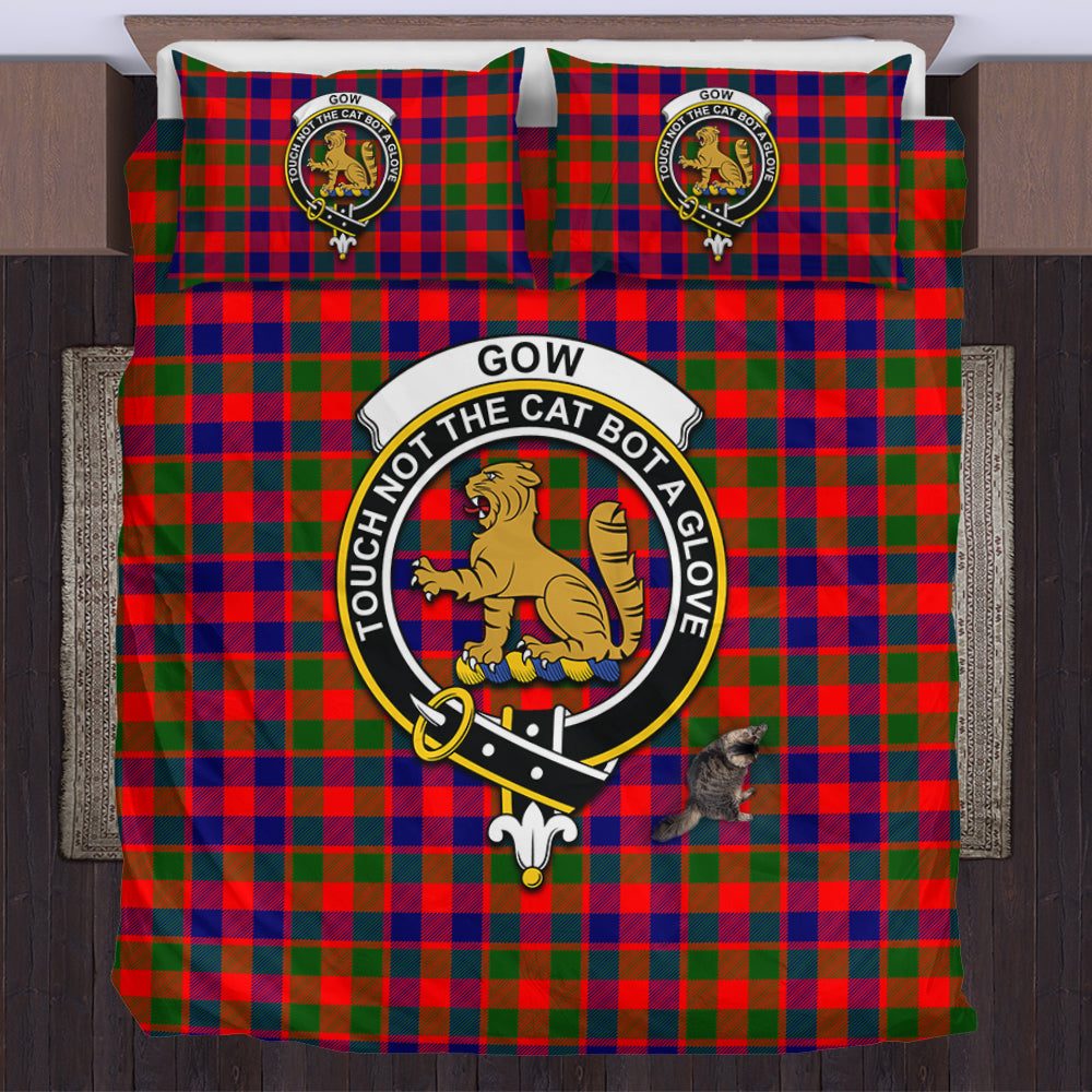 gow-modern-tartan-bedding-set-with-family-crest