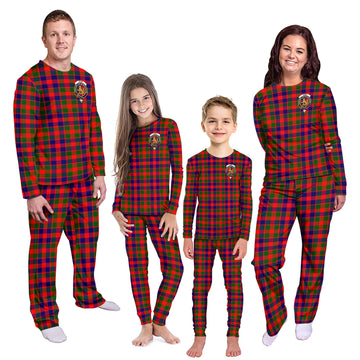 Gow Modern Tartan Pajamas Family Set with Family Crest