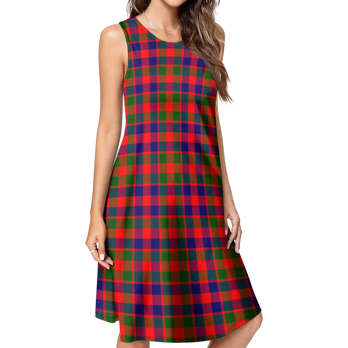 Gow Modern Tartan Womens Casual Dresses - Tartanvibesclothing