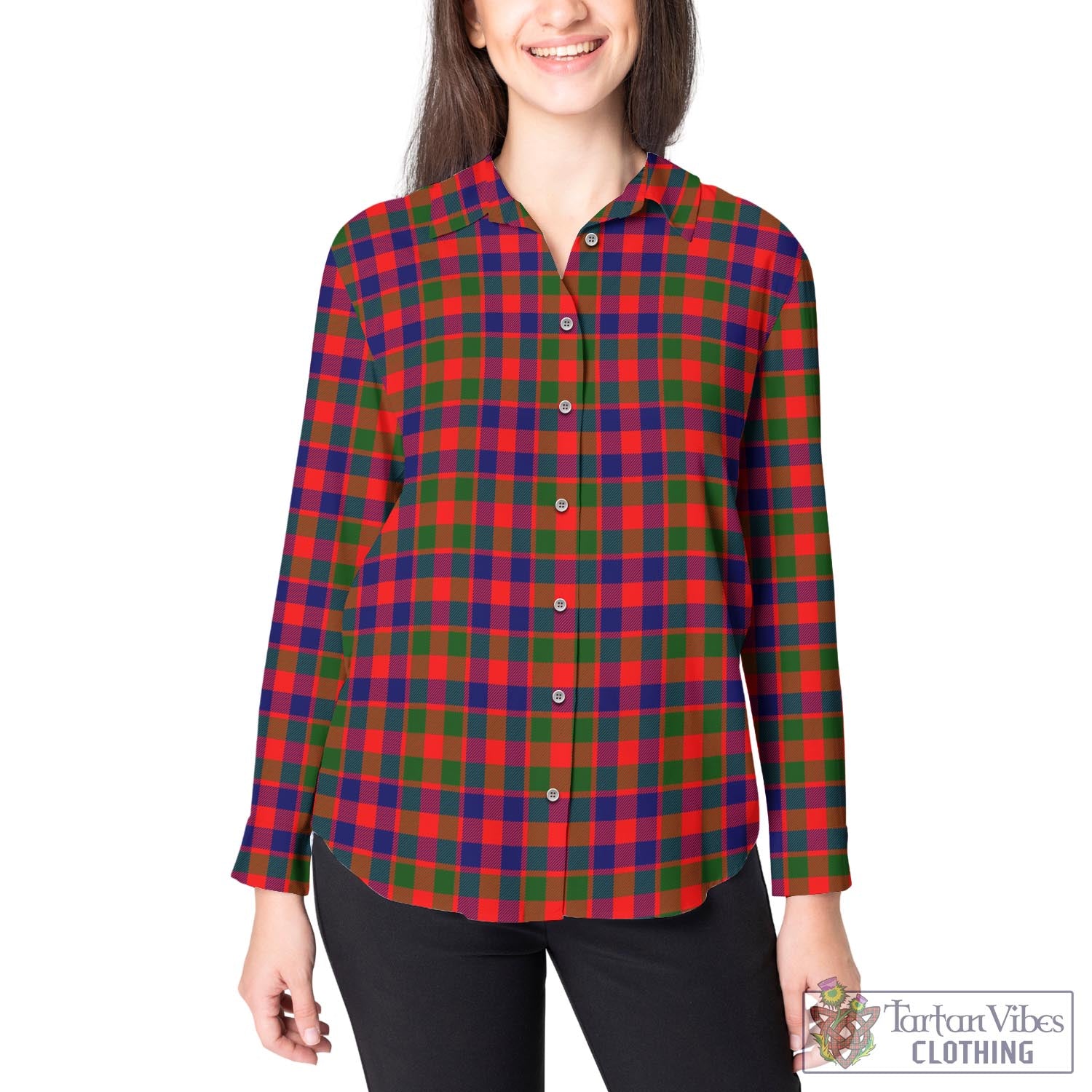 Gow Modern Tartan Womens Casual Shirt