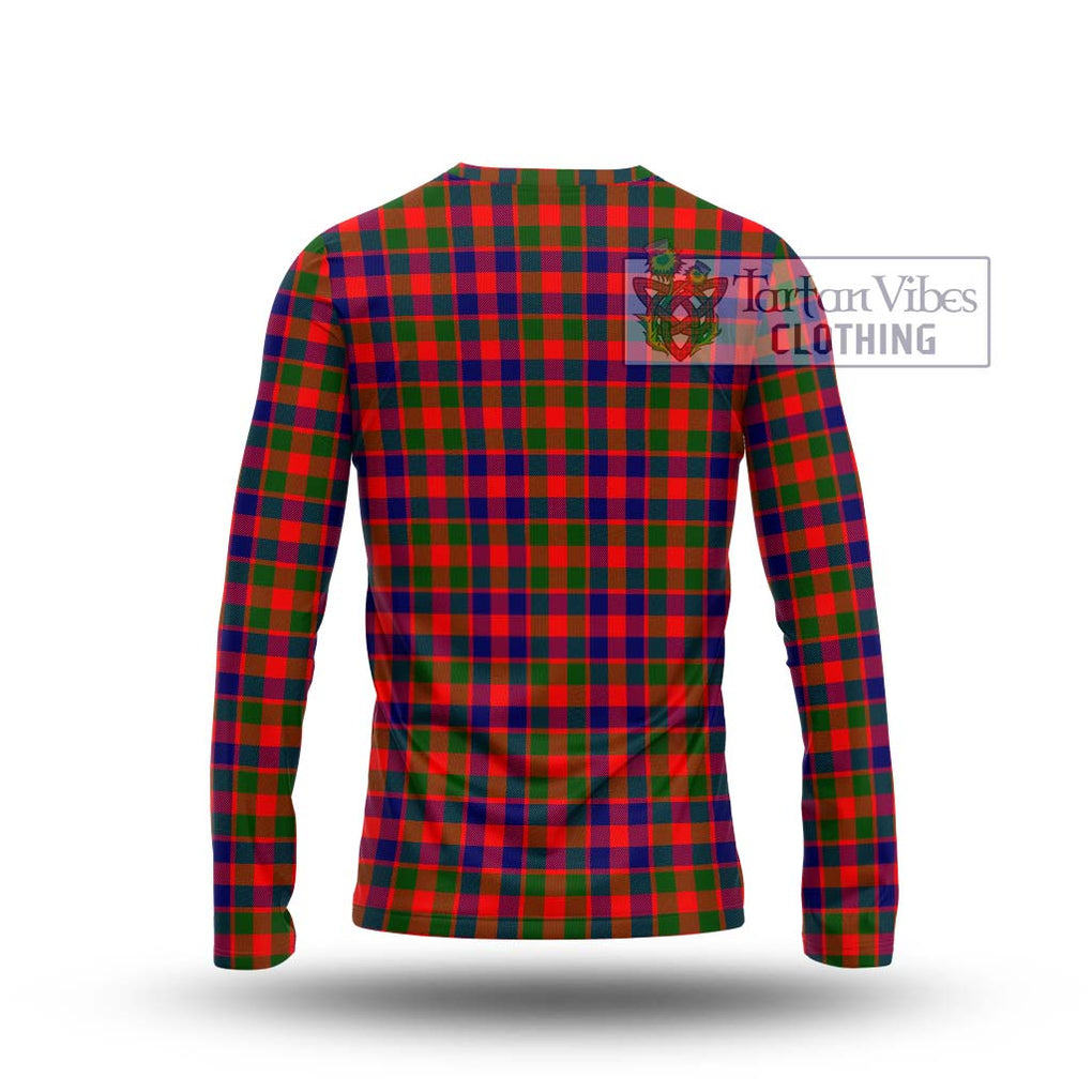 Gow Modern Tartan Long Sleeve T-Shirt with Family Crest DNA In Me Style - Tartanvibesclothing Shop