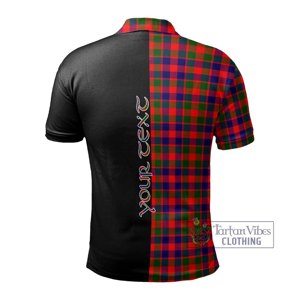 Gow Modern Tartan Polo Shirt with Family Crest and Half Of Me Style - Tartanvibesclothing Shop