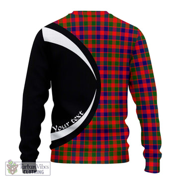 Gow Modern Tartan Ugly Sweater with Family Crest Circle Style