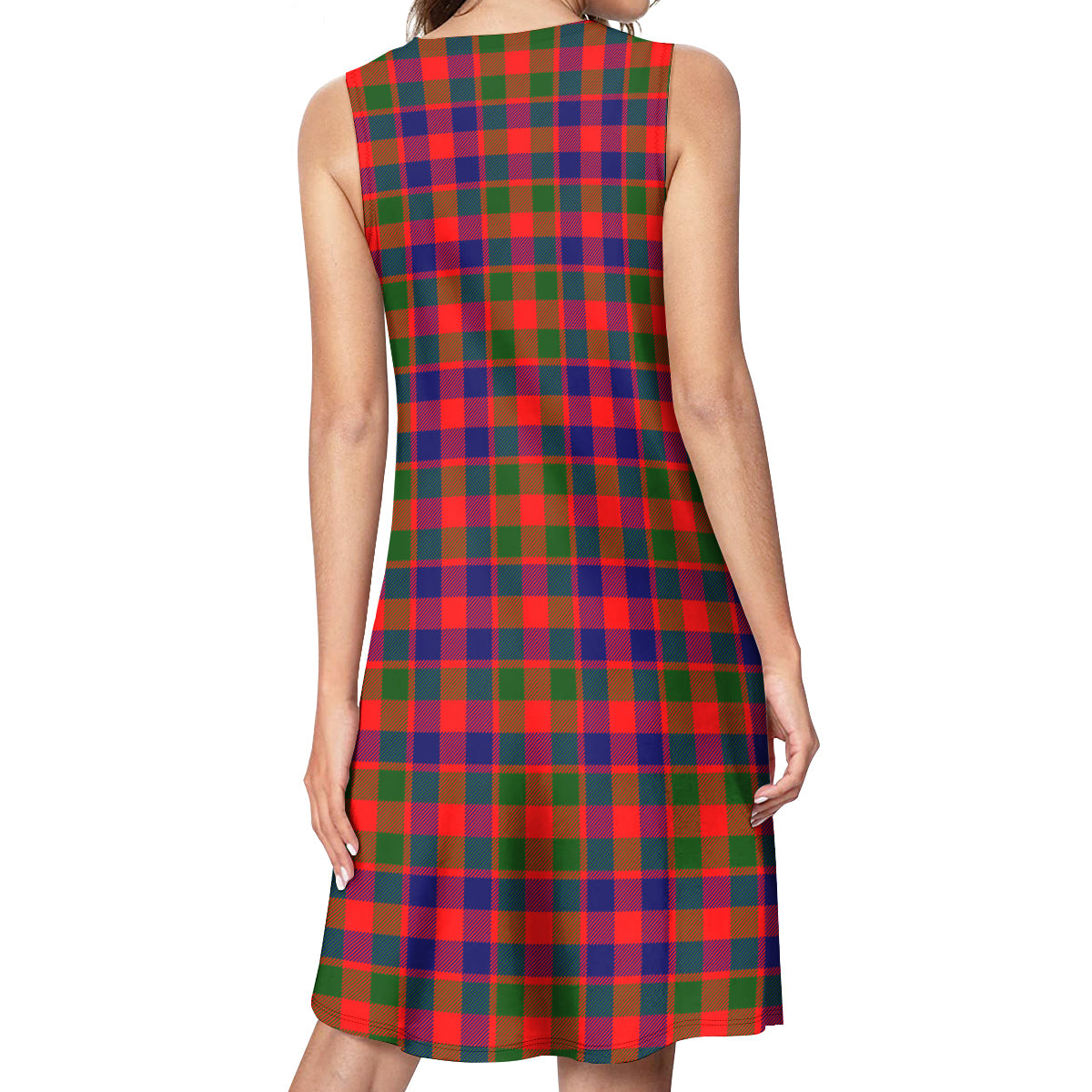 Gow Modern Tartan Womens Casual Dresses - Tartanvibesclothing