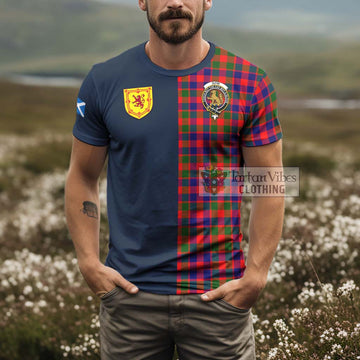 Gow Modern Tartan T-Shirt Alba with Scottish Lion Royal Arm Half Style