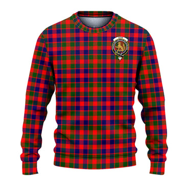 Gow Modern Tartan Ugly Sweater with Family Crest