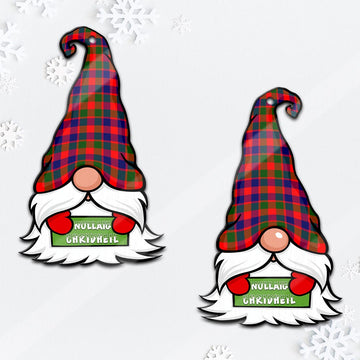 Gow Modern Gnome Christmas Ornament with His Tartan Christmas Hat