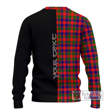 Gow Modern Tartan Ugly Sweater with Family Crest and Half Of Me Style