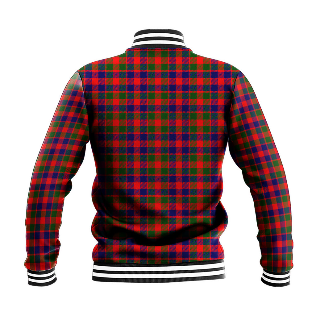 Gow Modern Tartan Baseball Jacket with Family Crest - Tartan Vibes Clothing