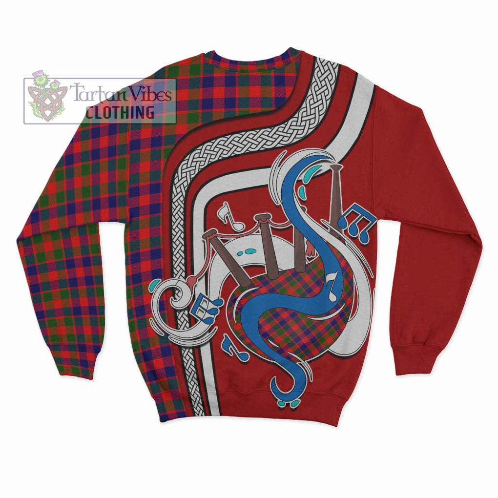 Tartan Vibes Clothing Gow Modern Tartan Sweatshirt with Epic Bagpipe Style