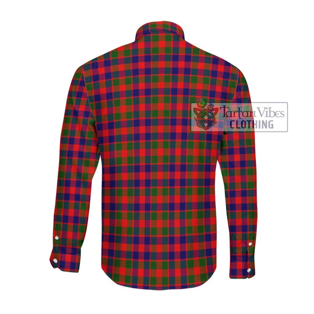 Gow Modern Tartan Long Sleeve Button Shirt with Family Crest DNA In Me Style - Tartanvibesclothing Shop