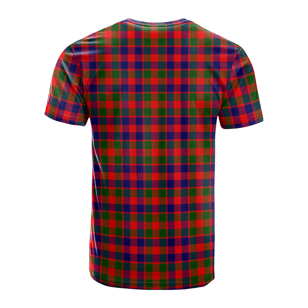 Gow Modern Tartan T-Shirt with Family Crest - Tartan Vibes Clothing