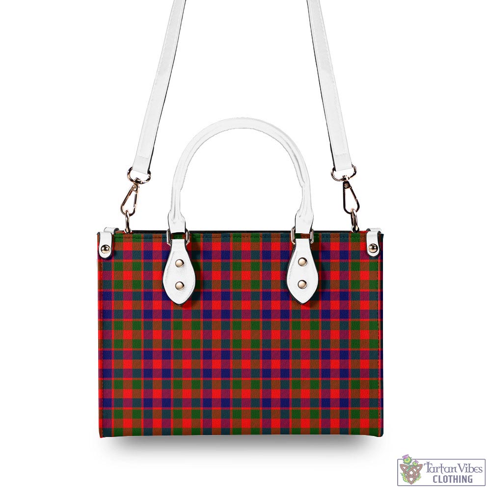 Tartan Vibes Clothing Gow Modern Tartan Luxury Leather Handbags