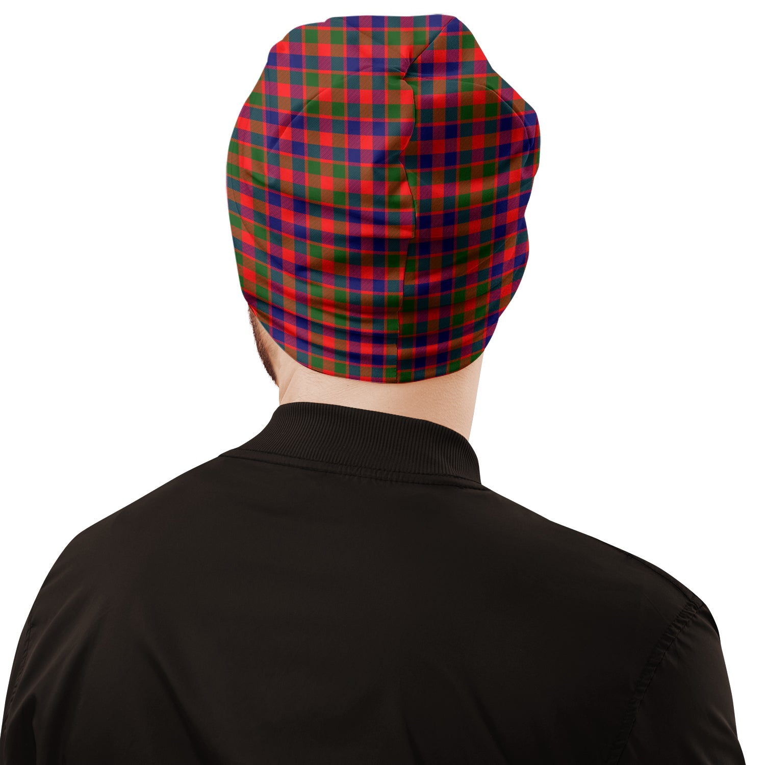 Gow Modern Tartan Beanies Hat with Family Crest - Tartan Vibes Clothing