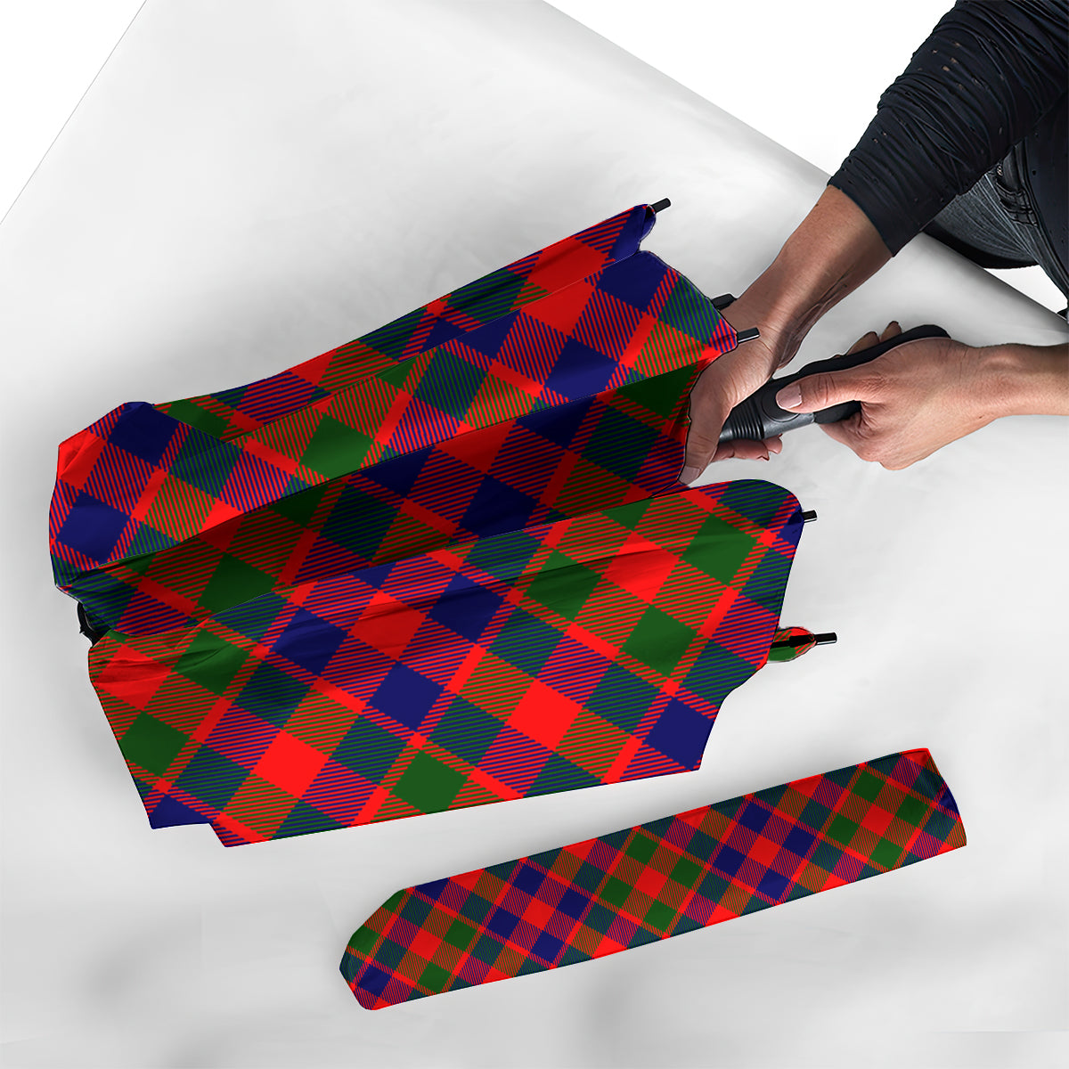 Gow Modern Tartan Umbrella - Tartanvibesclothing