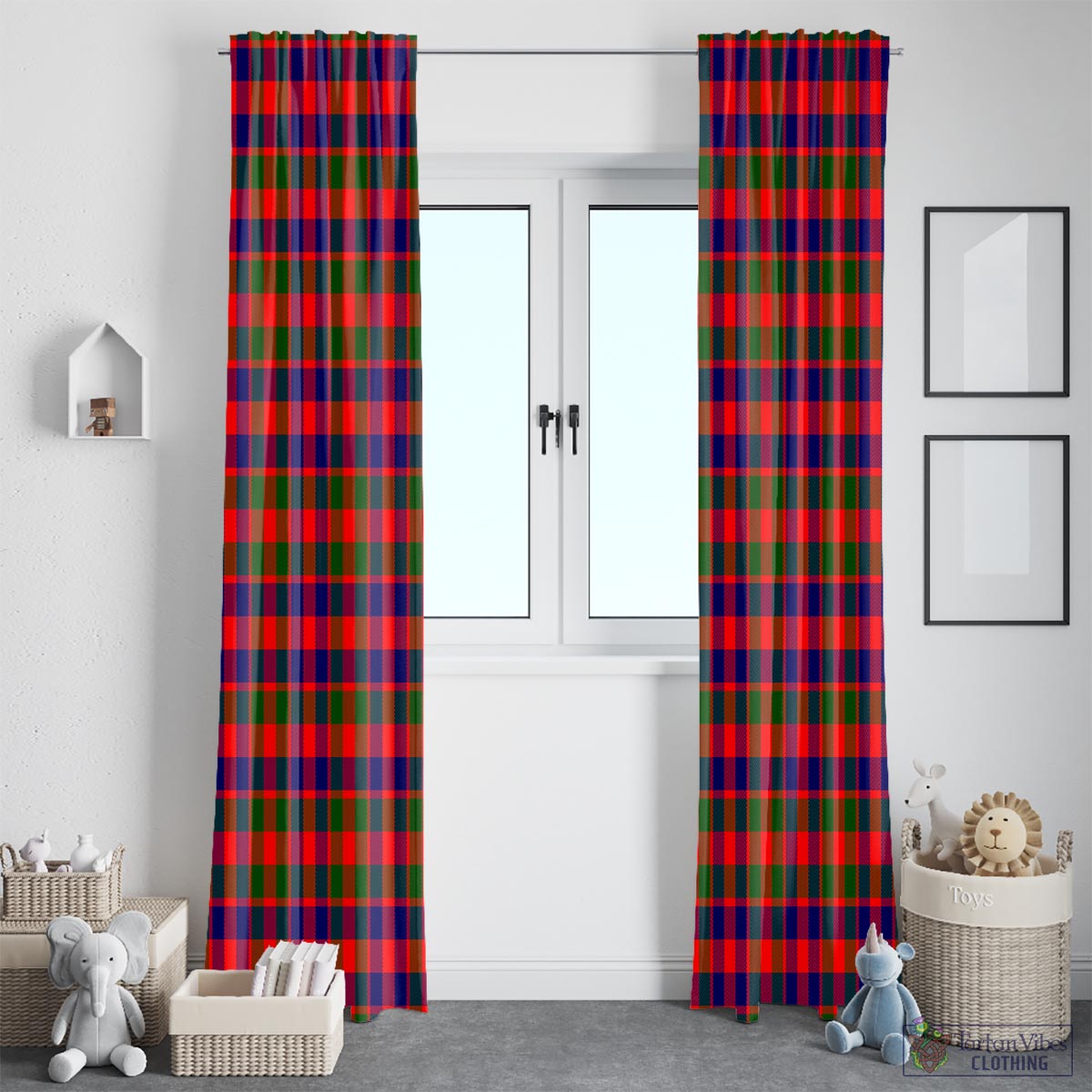 Gow Modern Tartan Window Curtain