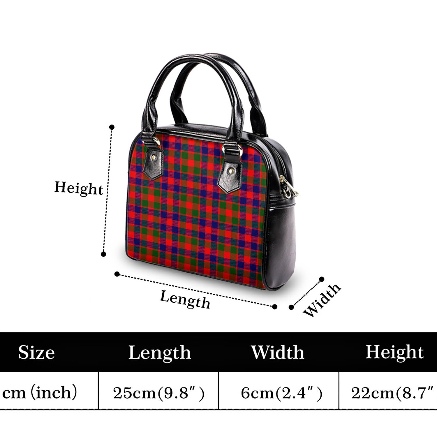 Gow Modern Tartan Shoulder Handbags - Tartanvibesclothing