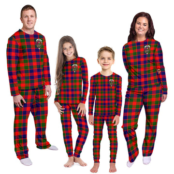 Gow of Skeoch Tartan Pajamas Family Set with Family Crest