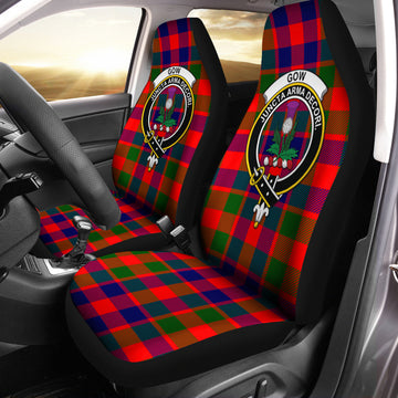 Gow of Skeoch Tartan Car Seat Cover with Family Crest