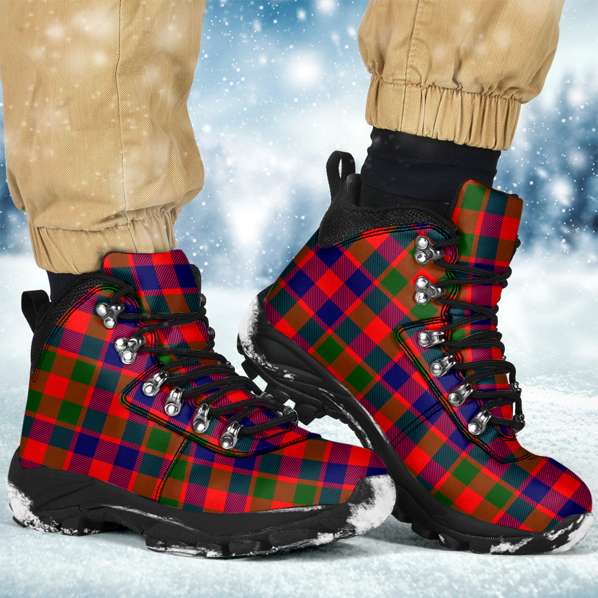 Gow of Skeoch Tartan Alpine Boots - Tartanvibesclothing