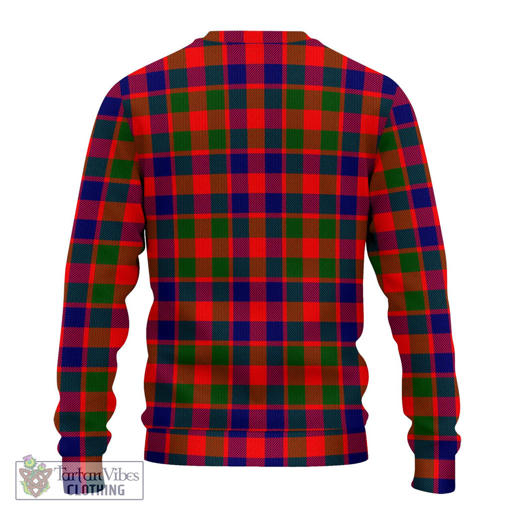 Gow of Skeoch Tartan Knitted Sweater with Family Crest DNA In Me Style - Tartanvibesclothing Shop