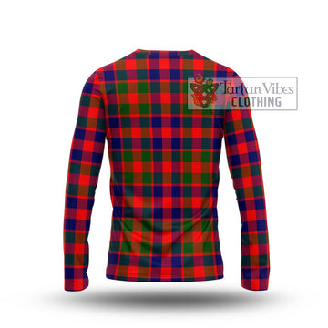 Gow of Skeoch Tartan Long Sleeve T-Shirt with Family Crest DNA In Me Style