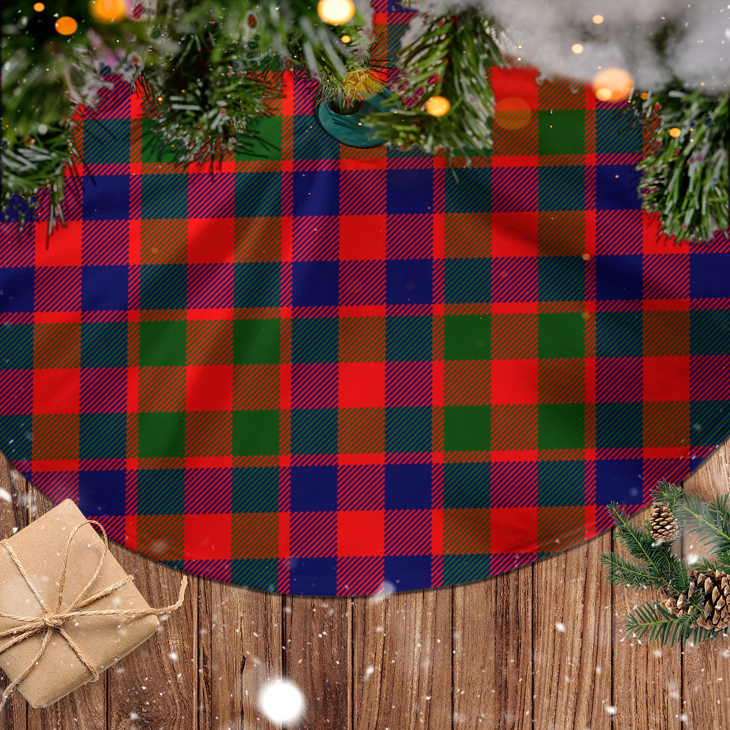 Gow of Skeoch Tartan Christmas Tree Skirt - Tartanvibesclothing