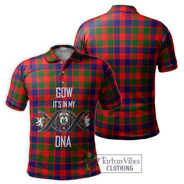 Gow of Skeoch Tartan Polo Shirt with Family Crest DNA In Me Style