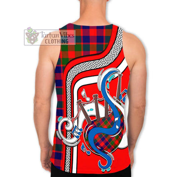 Gow of Skeoch Tartan Men's Tank Top with Epic Bagpipe Style