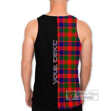 Gow of Skeoch Tartan Men's Tank Top with Family Crest and Half Of Me Style