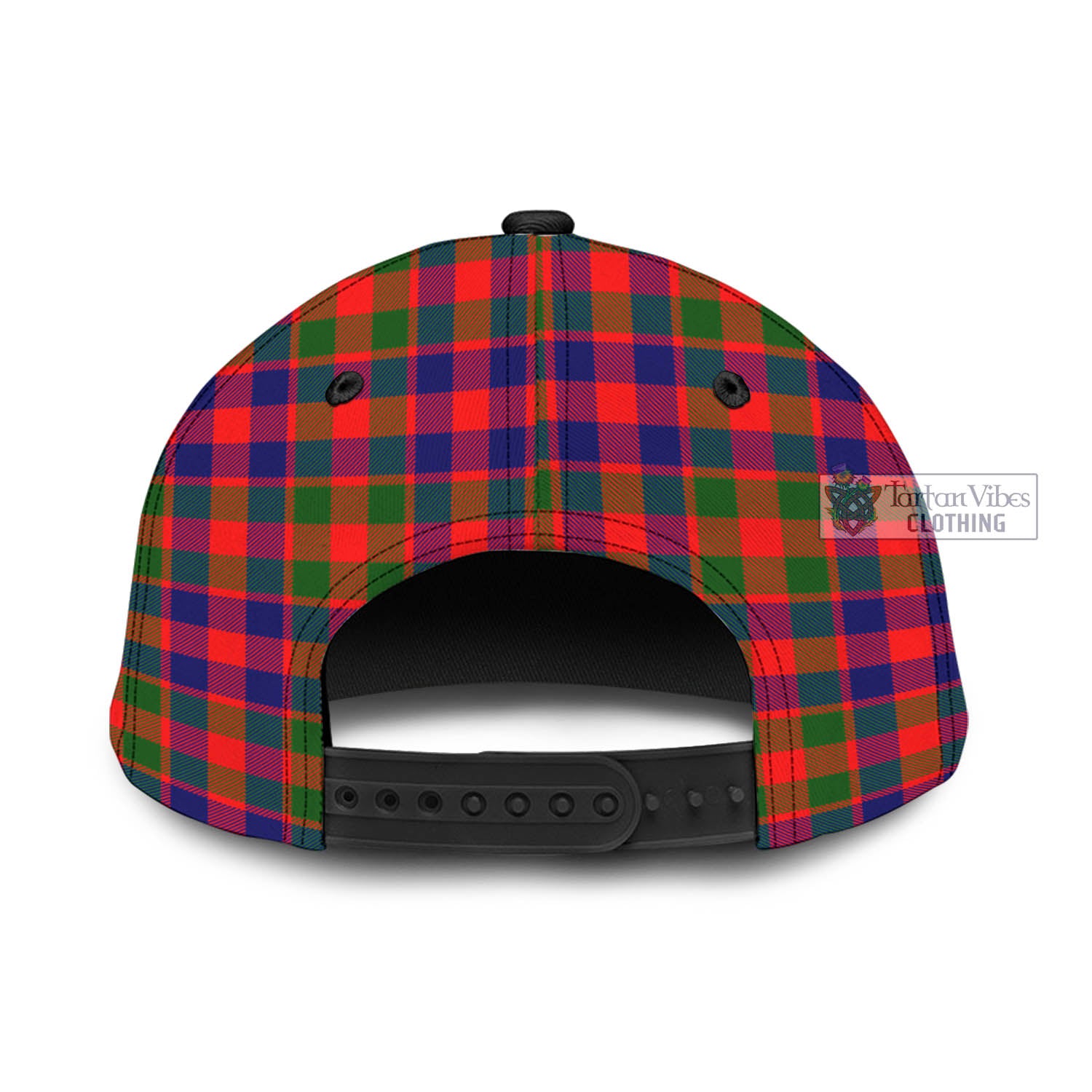 Tartan Vibes Clothing Gow of Skeoch Tartan Classic Cap with Family Crest In Me Style