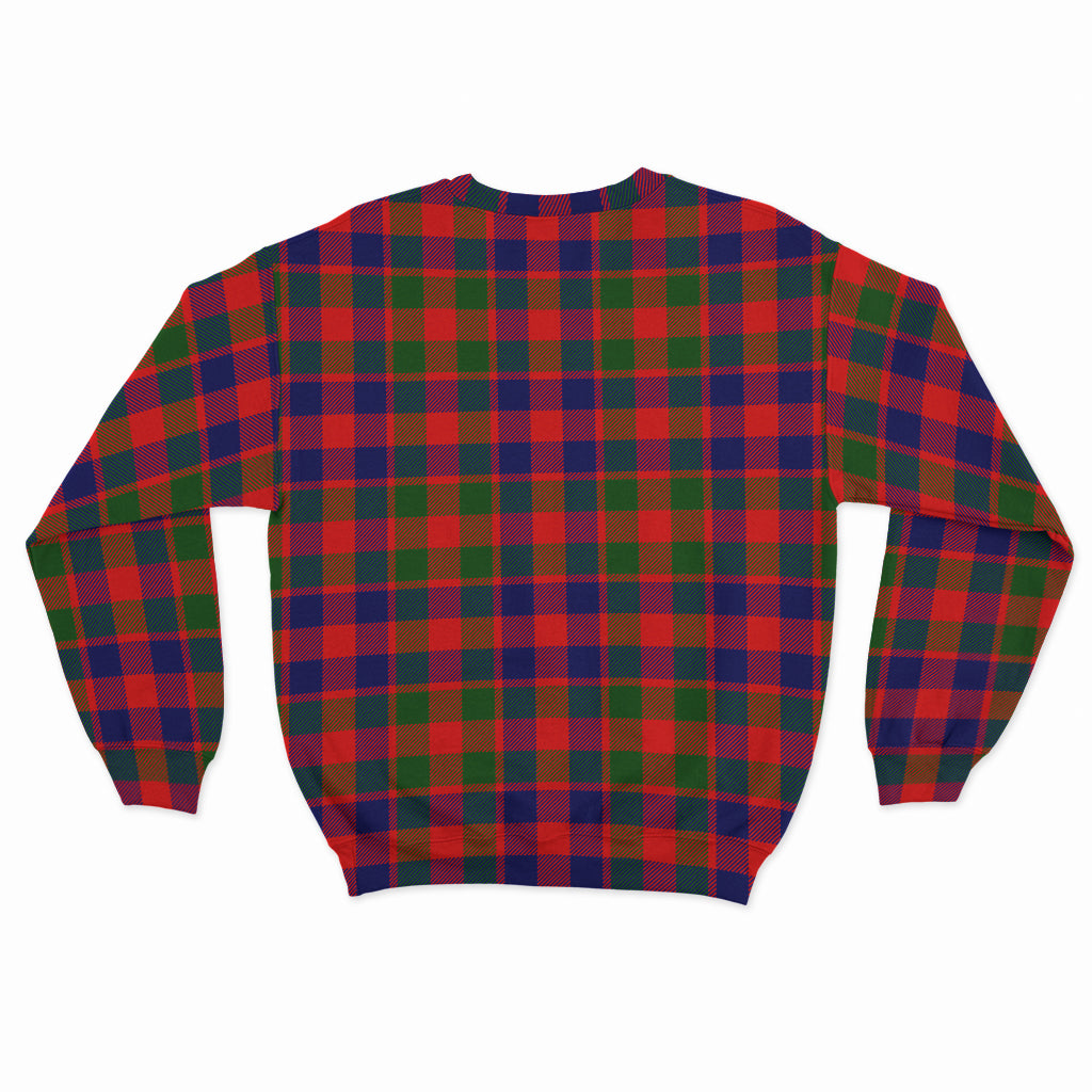 Gow of Skeoch Tartan Sweatshirt with Family Crest - Tartan Vibes Clothing