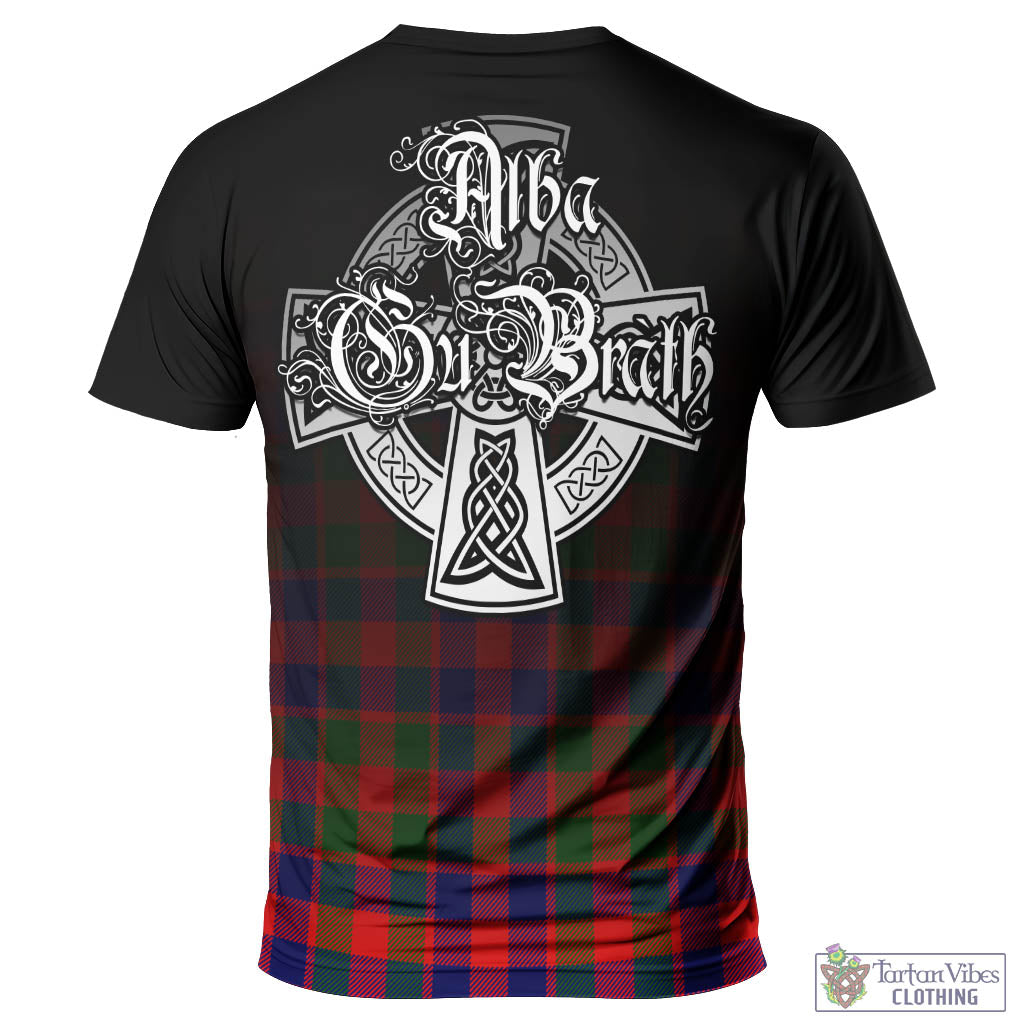 Tartan Vibes Clothing Gow of Skeoch Tartan T-Shirt Featuring Alba Gu Brath Family Crest Celtic Inspired