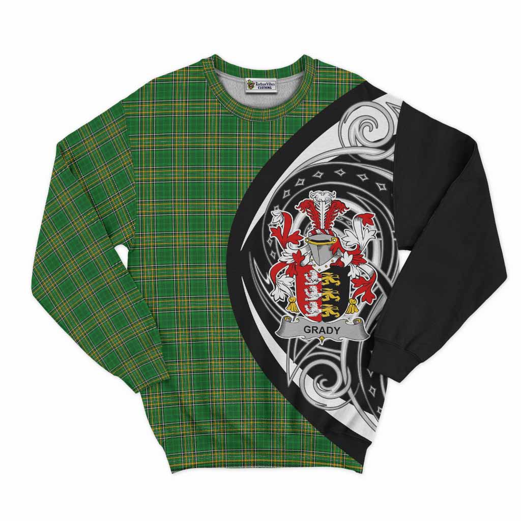 Grady Irish Clan Sweatshirt Celtic Circle Style Unisex - Tartan Vibes Clothing