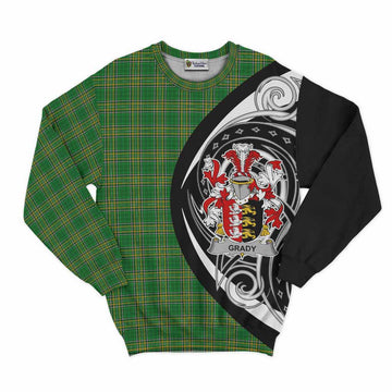 Grady Irish Clan Sweatshirt Celtic Circle Style Unisex - Tartan Vibes Clothing