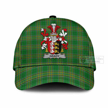 Grady Irish Clan Tartan Classic Cap with Coat of Arms