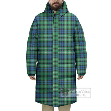 Graham Tartan Long Down Jacket