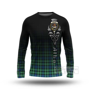 Graham Tartan Long Sleeve T-Shirt Featuring Alba Gu Brath Family Crest Celtic Inspired