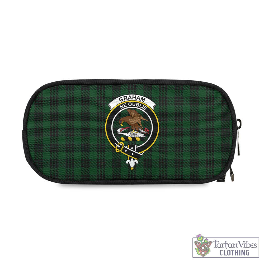 Tartan Vibes Clothing Graham Tartan Pen and Pencil Case with Family Crest