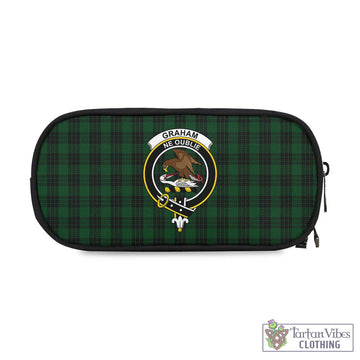 Graham Tartan Pen and Pencil Case with Family Crest